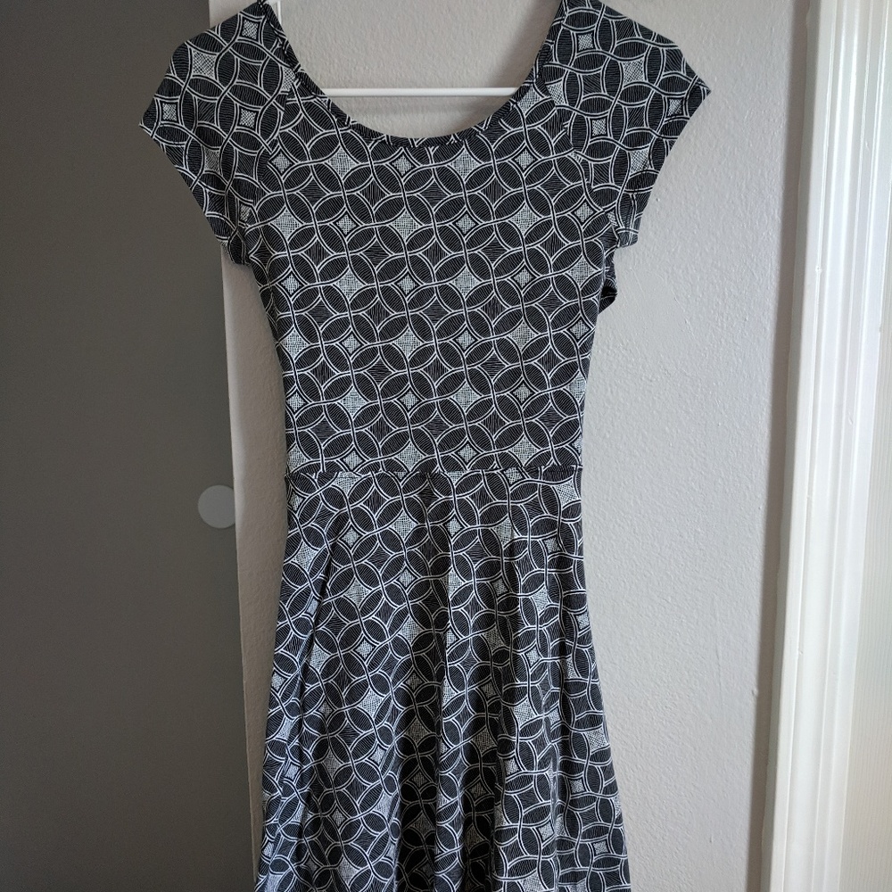 SO Patterned skater dress